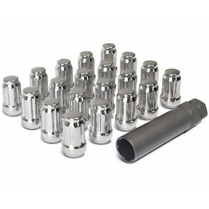 Spline Drive Steel Wheel Nuts - Chrome