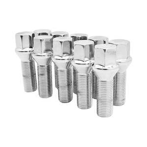 10PCS Audi & Volkswagen Extended Wheel Bolts - M14X1.5 Chrome