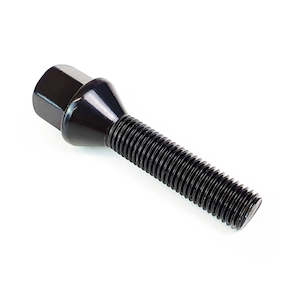 Wheel Bolts: BMW Extended Wheel Bolts  - M12X1.5 Black E36, E46, E90, E91, E92,  E60