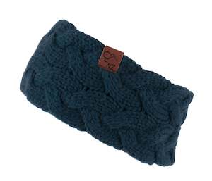 Fashion: Designer Fingerless Gloves with Matching Knitted Headband