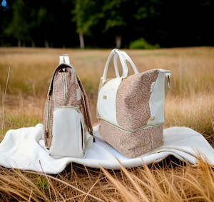 Tan Koru Design Bag Set