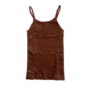 SEAMLESS CAMI - BROWN