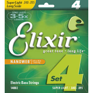 Elixir - Nanoweb Bass Strings - 40/95