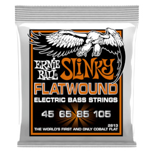 Ernie Ball - Slinky Flatwound Electric Bass Strings - 45-105