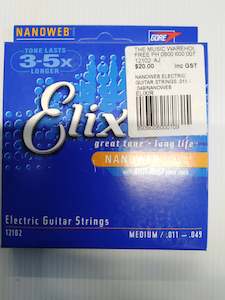 Elixir - Nanoweb Electric Guitar Strings - 11/49