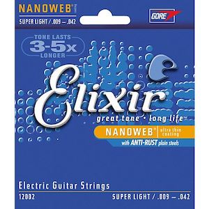 Elixir - Nanoweb Electric Guitar Strings - 9/42