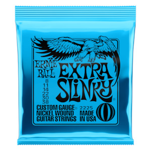 Ernie Ball - Electric Guitar Strings - Extra Slinky 8/38