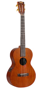 Mahalo - Java Series Acoustic Electric Baritone Ukulele - Trans Brown