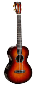 Mahalo - Java Series Acoustic Electric Baritone Ukulele - 3 Tone Sunburst