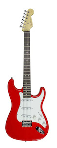 Electric Guitars 2: Fender Squier - MM Hard Tail Stratocaster - Red