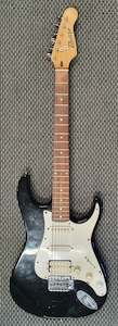 Pro Axe - Electric Guitar Stratocaster - Black (Second Hand) 1