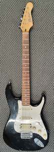 Pro Axe - Electric Guitar Stratocaster - Black (Second Hand) 2