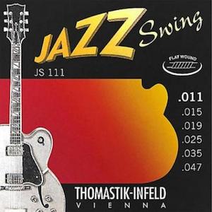 Electric Guitars 2: Thomastik Infeld Vienna - Jazz Swing Electric Guitar Strings - Flat Wound - 11/47