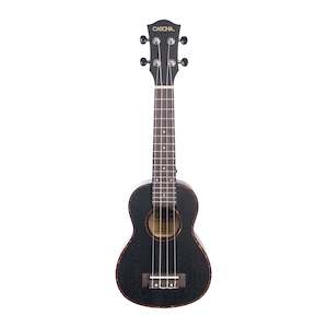 Cascha - Premium Mahogany Soprano Ukulele -  Black