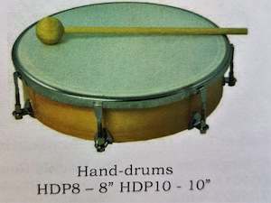 Power Beat - Hand Drum with Beater - 8 inch