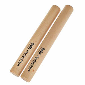 Percussion: Sela - Beech 2-Tone Claves 20