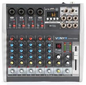 Vonyx - VMM-K602 Music Mixer with DSP - 6 Channel