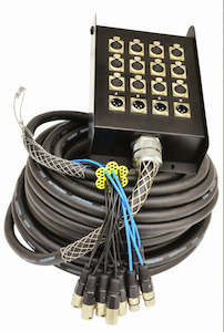 Stage Snake - 12:4: 12 XLR Sends 4 XLR Returns 30 Metres  Product Code: 173.904