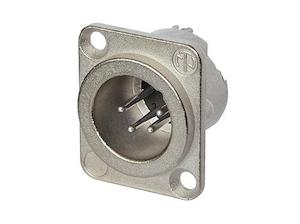 Neutrik NC4MD-LX 4 Pole Male Receptacle - Nickel