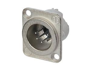 Neutrik NC6MD-LX 6 Pole Male Receptacle - Nickel