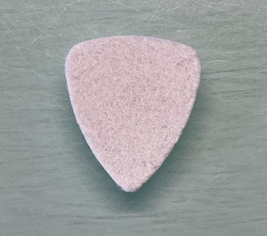 Guitar Accessories: Felt Pick - 3.0mm - White