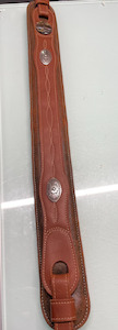 Guitar Accessories: Gibson - 3" Leather Strap - Brown (Second Hand)