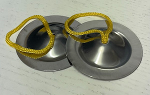 Finger Cymbal Pair - Yellow Thread