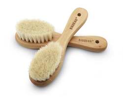 Goat Wool Baby Hair Brush