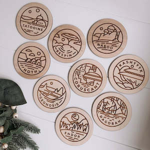 Star Wars Wooden Coasters