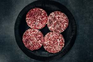 Frozen Gourmet Beef Patties x4