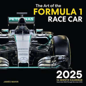 Art of the Formula 1 Race Car 2025 Calendar