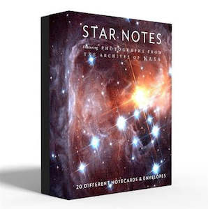 Star Notes: Box Set of 20 Notecards with Envelopes