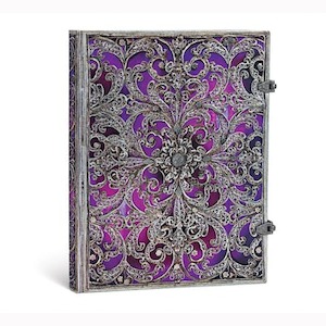 Paperblanks Aubergine Hardcover Lined Ultra Journal with Clasp