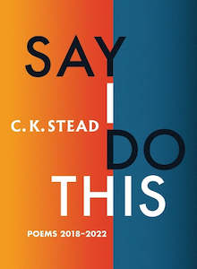 Books: Say I Do This: Poems 2018-2022