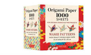 Origami Paper Sheets: 1000 Washi Patterns