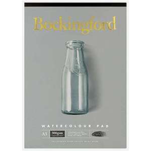 Books: Bockingford A3 Watercolour Pad 300 GSM 10-Leaf