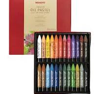 Books: Mungyo Aquarelle Extra Soft Water Soluble Oil Pastels Set of 24