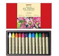 Mungyo Aquarelle Extra Soft Water Soluble Oil Pastels Set of 12