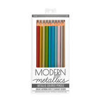 Modern Metallics Box of 12 Pencils