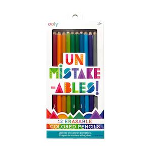 Ooly Erasable Colour Pencils Pack of 12