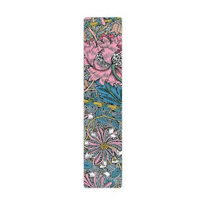 Bookmark William Morris Pink Honeysuckle