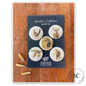 Madison Coulter Hunter's Collection Fabric Button Magnet Set