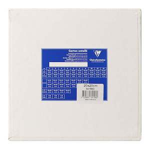 Clairefontaine Canvas Board Square White 20 x 20cm