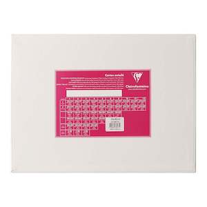 Clairefontaine Canvas Board White 30 x 40cm