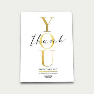 Hammond Gower Thank You Boxed Notecards Set of 10