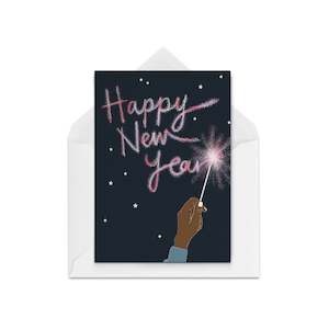 Greeting card: Happy New Year