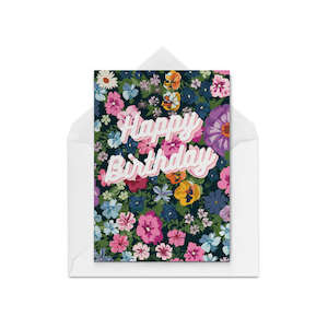 Greeting card: Birthday Daisies