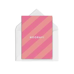 Greeting card: Hooray!