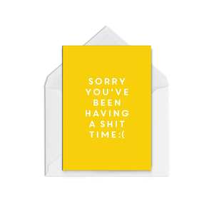 Greeting card: Shit Time