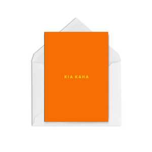 Greeting card: Kia Kaha